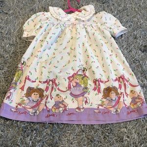 Size 5 vintage cabbage patch dress for little girl